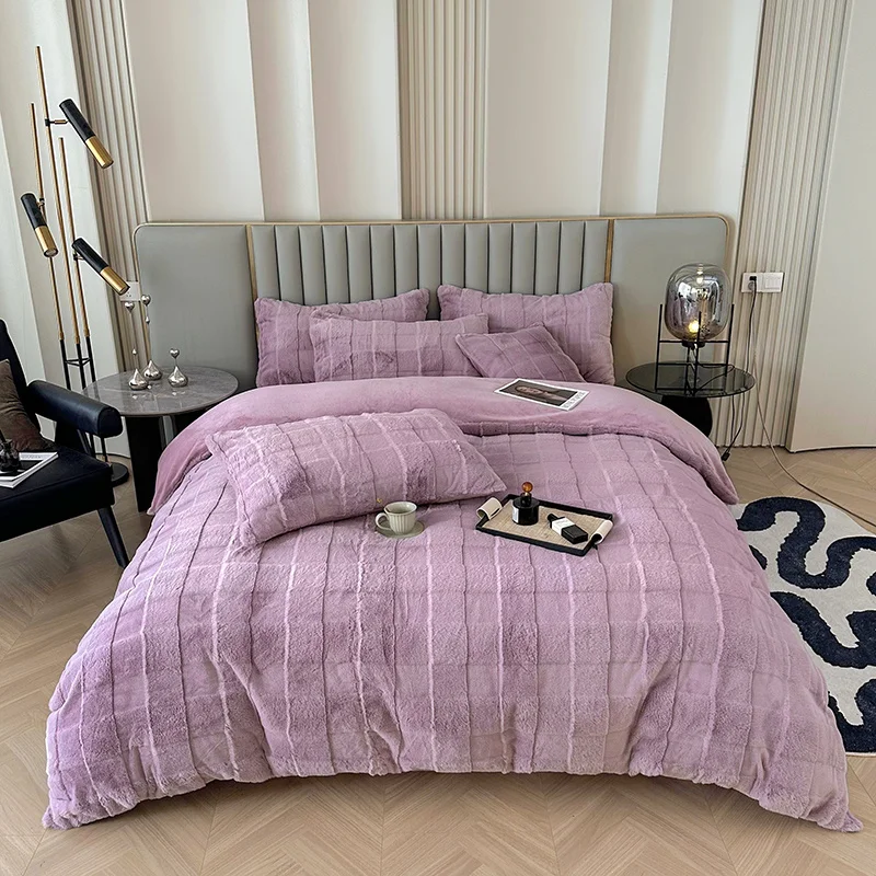 Super Soft Winter Velvet Fleece Bedding Warm Imitation Rabbit Plush Duvet Cover Set Blanket Bed Sheet Set Bedspread Pillowcases
Super Soft Winter Velvet Fleece Bedding Warm Imitation Rabbit Plush Duvet Cover Set Blanket Bed Sheet Set Bedspread Pillowcases