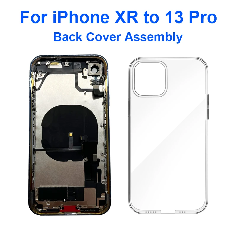 Back Cover Assembly Fully Compatible For iPhone XR To 13 Pro DIY Housing For iPhone XR Like 13Pro
Back Cover Assembly Fully Compatible For iPhone XR To 13 Pro DIY Housing For iPhone XR Like 13Pro