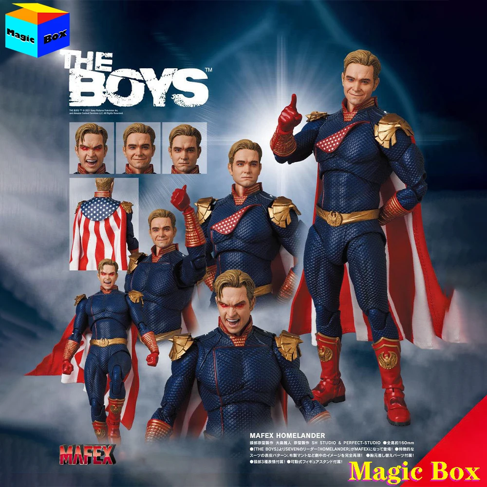 Medicom Toy MAFEX 1/12 THE BOYS Homelander Patriot John Lander Antony Billy Butcher Model 6" Action Figures Doll GK for Fans
Medicom Toy MAFEX 1/12 THE BOYS Homelander Patriot John Lander Antony Billy Butcher Model 6" Action Figures Doll GK for Fans