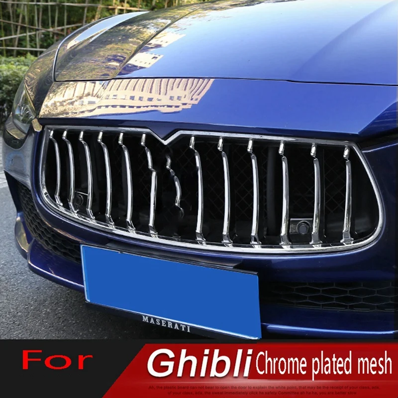12Pcs Front Griller Trim Car Styling Accessories Front Kidney Grille For Maserati Ghibli 2014-2017
12Pcs Front Griller Trim Car Styling Accessories Front Kidney Grille For Maserati Ghibli 2014-2017