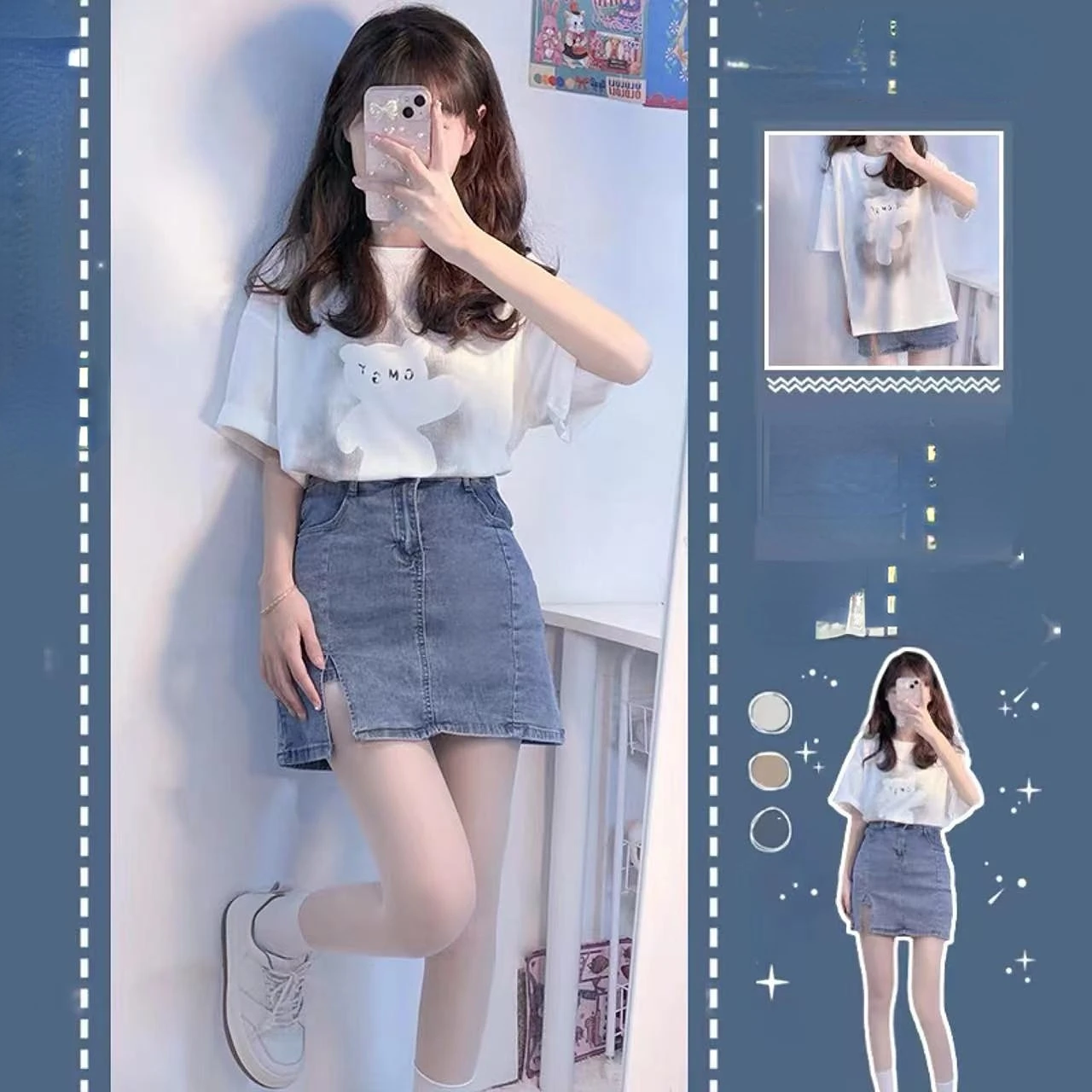 Senior Sense of Top Half-body Skirt Two-piece Suit Summer Small Art Student Gentle Wear Dresses
Senior Sense of Top Half-body Skirt Two-piece Suit Summer Small Art Student Gentle Wear Dresses