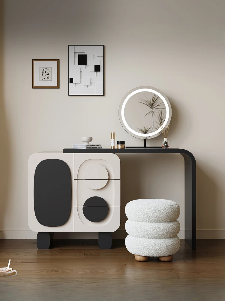Italian Minimalist Dressing Table Storage Cabinet Integrated Bedroom Modern Minimalist Retractable Makeup Table
Italian Minimalist Dressing Table Storage Cabinet Integrated Bedroom Modern Minimalist Retractable Makeup Table