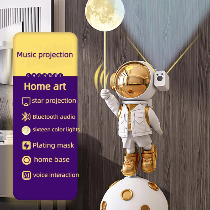 Star Projection Bluetooth Speaker,145CM Large Astronaut Statue, Home Living Room Decoration, Gift, Indoor Room Decoration
Star Projection Bluetooth Speaker,145CM Large Astronaut Statue, Home Living Room Decoration, Gift, Indoor Room Decoration