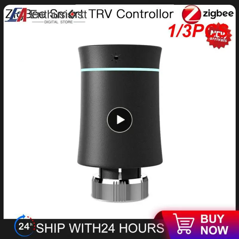 1/3PCS Voice Control Trv Temperature Controller Programmable Wireless Remote Control Radiator Actuator Valve Smart Thermostat
1/3PCS Voice Control Trv Temperature Controller Programmable Wireless Remote Control Radiator Actuator Valve Smart Thermostat