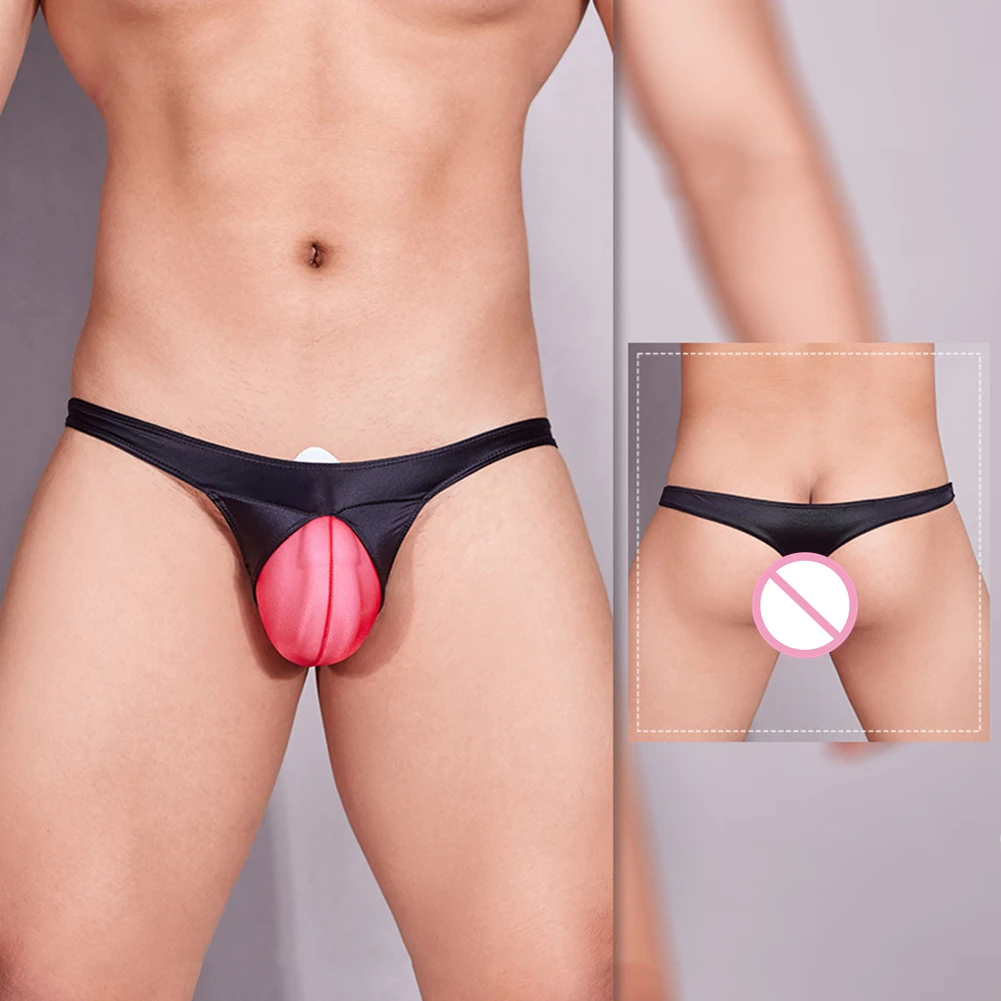 Sexy Men Briefs Oil Shiny Pouch Panties Low Rise T-back Thongs Ultra-thin Transparent Underwear Elastic Erotic Lingerie
Sexy Men Briefs Oil Shiny Pouch Panties Low Rise T-back Thongs Ultra-thin Transparent Underwear Elastic Erotic Lingerie
