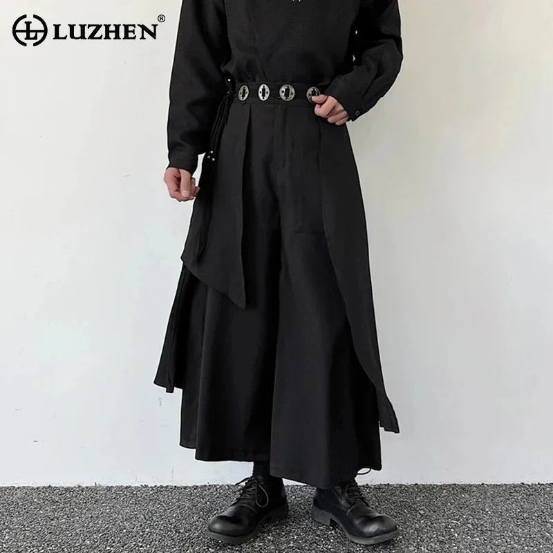 LUZHEN однотонные индивидуальные сращивающиеся свободные брюки с рюшами девять точек оригинальные стильные мужские брюки LZ2507
LUZHEN однотонные индивидуальные сращивающиеся свободные брюки с рюшами девять точек оригинальные стильные мужские брюки LZ2507