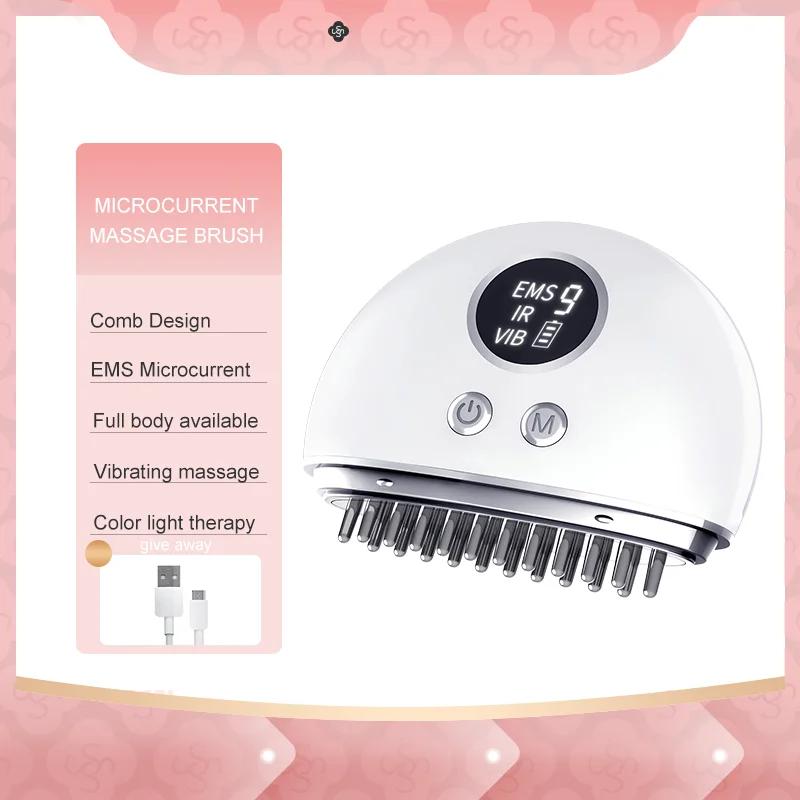 EMS microcurrent head meridian brush electric scraping instrument vibration dredging meridian brush massager
EMS microcurrent head meridian brush electric scraping instrument vibration dredging meridian brush massager