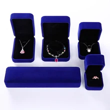 Wholesale Pendant Necklace Chain Storage Package Gift Box Soft Blue/Red Velvet Casket Long Earrings Jewelry Organizer Box 
Wholesale Pendant Necklace Chain Storage Package Gift Box Soft Blue/Red Velvet Casket Long Earrings Jewelry Organizer Box