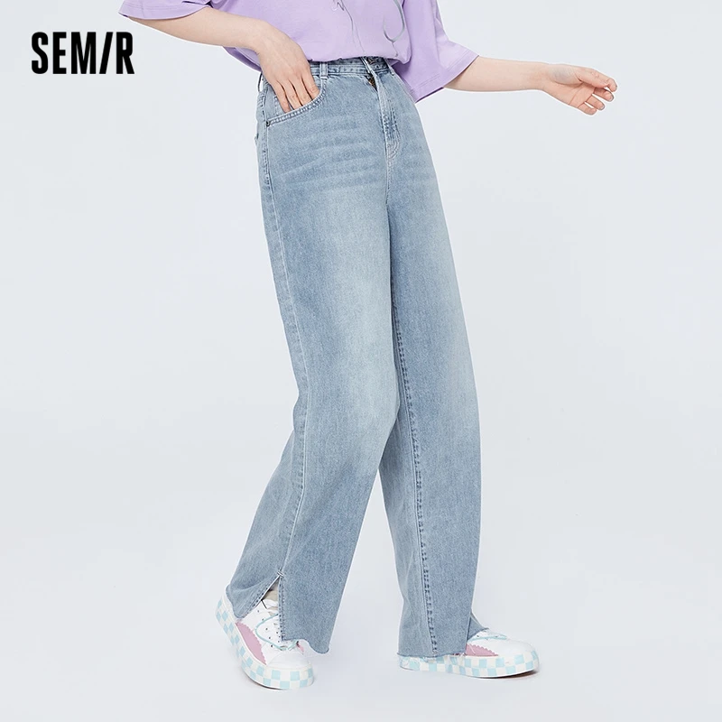 Джинсы Semir женские из чистого хлопка, свободные брюки с вышивкой, с разрезом, модные уличные штаны для ленивых, на лето
Джинсы Semir женские из чистого хлопка, свободные брюки с вышивкой, с разрезом, модные уличные штаны для ленивых, на лето