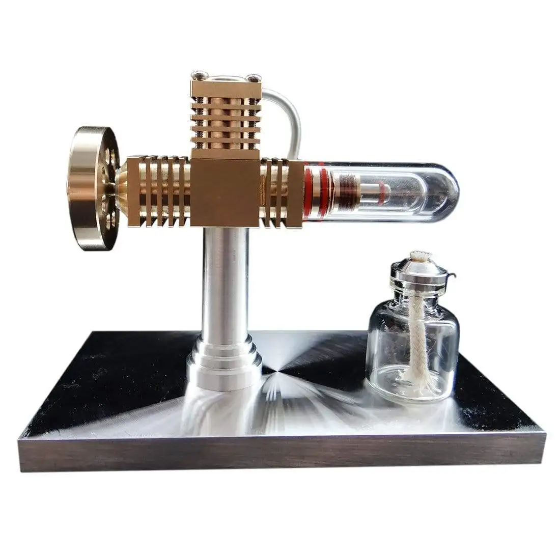 Stirling Engine Kit Quartz Heat Pipe Free-piston External Combustion Engine Model Men Creative Collection Gifts
Stirling Engine Kit Quartz Heat Pipe Free-piston External Combustion Engine Model Men Creative Collection Gifts