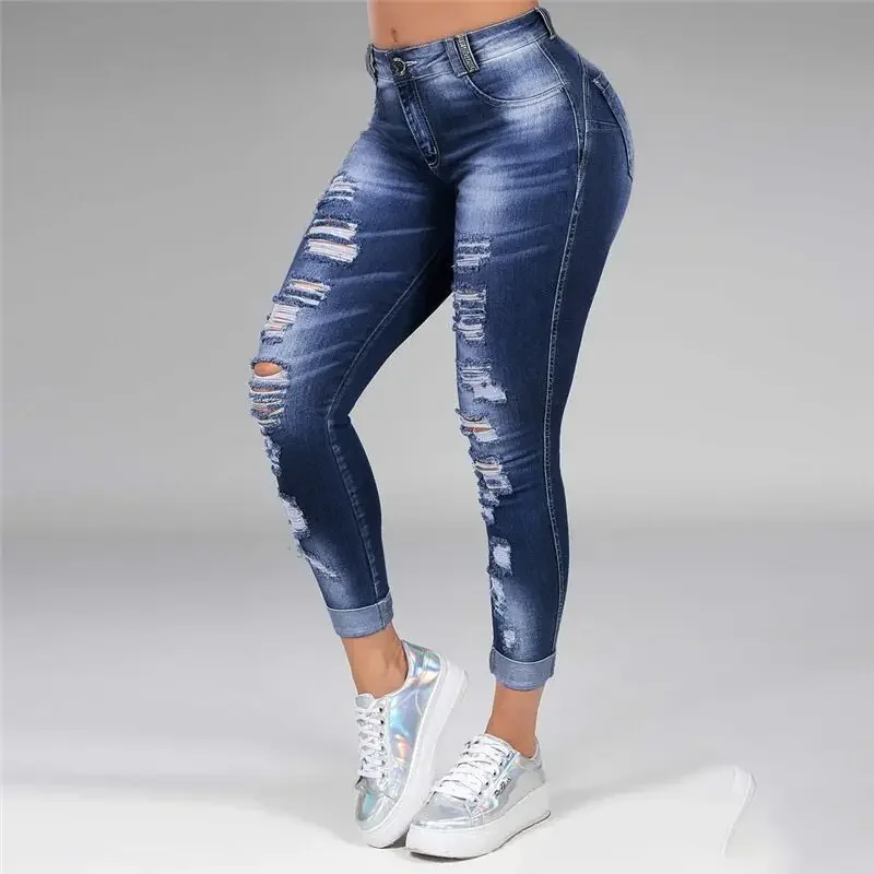 Vintage Jeans Women Korean High Waist Hollow Bleached Skinny Denim Pants 2023 Oversized Washed Ripped Black Blue Pencil Pants
Vintage Jeans Women Korean High Waist Hollow Bleached Skinny Denim Pants 2023 Oversized Washed Ripped Black Blue Pencil Pants