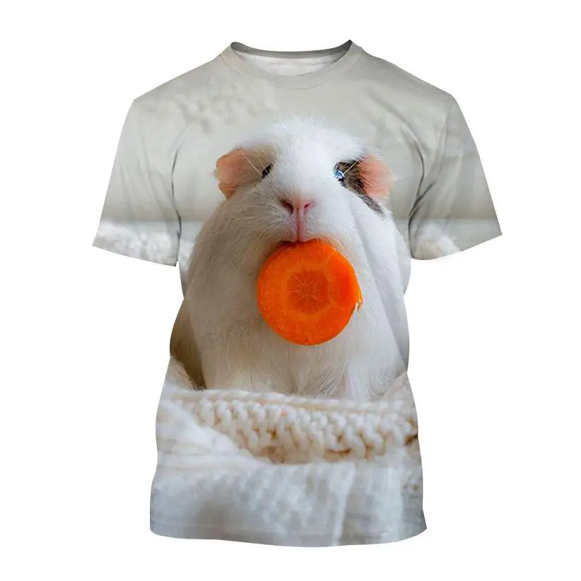 New Summer Pet Guinea Pig 3d Printing Cute Animal Pattern Men's Women's Children's T-shirts Breathable Lightweight Sports Tops
New Summer Pet Guinea Pig 3d Printing Cute Animal Pattern Men's Women's Children's T-shirts Breathable Lightweight Sports Tops