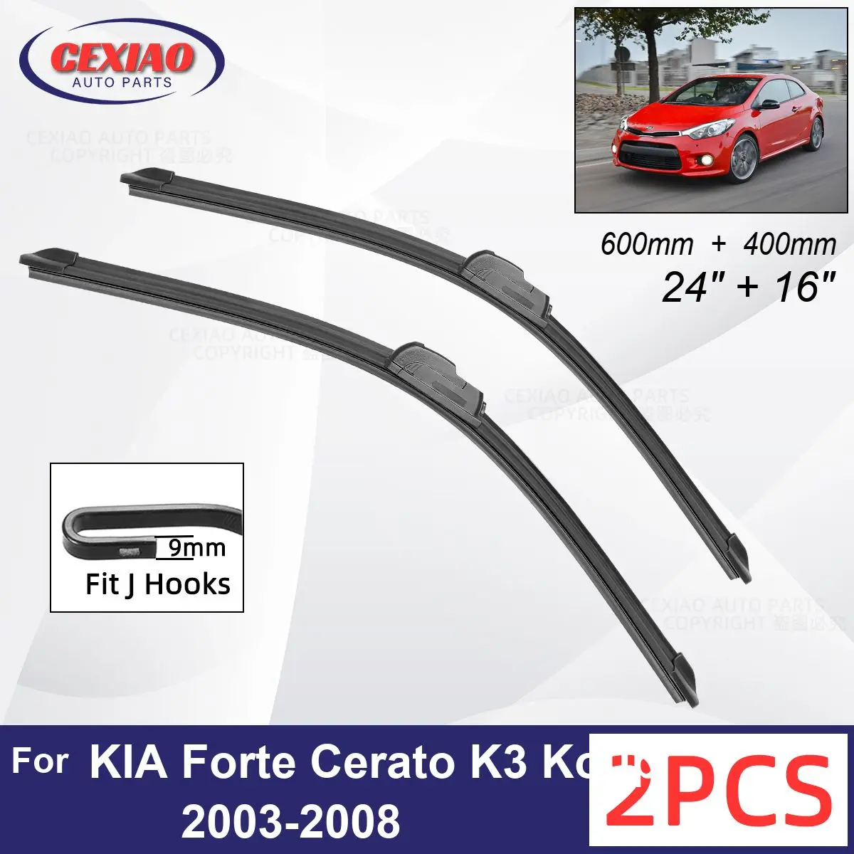 Автомобильный стеклоочиститель для KIA Forte Cerato K3 Koup 2003-2008, передние щетки стеклоочистителя, мягкие резиновые стеклоочистители для лобового стекла автомобиля 24 "+ 16"
Автомобильный стеклоочиститель для KIA Forte Cerato K3 Koup 2003-2008, передние щетки стеклоочистителя, мягкие резиновые стеклоочистители для лобового стекла автомобиля 24 "+ 16"