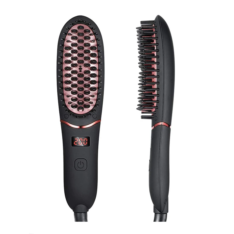 Beard Straightener Brush Professional Ionic Heating Hair Iron 2 In 1 Beard Straightener Brush For Salon
Beard Straightener Brush Professional Ionic Heating Hair Iron 2 In 1 Beard Straightener Brush For Salon