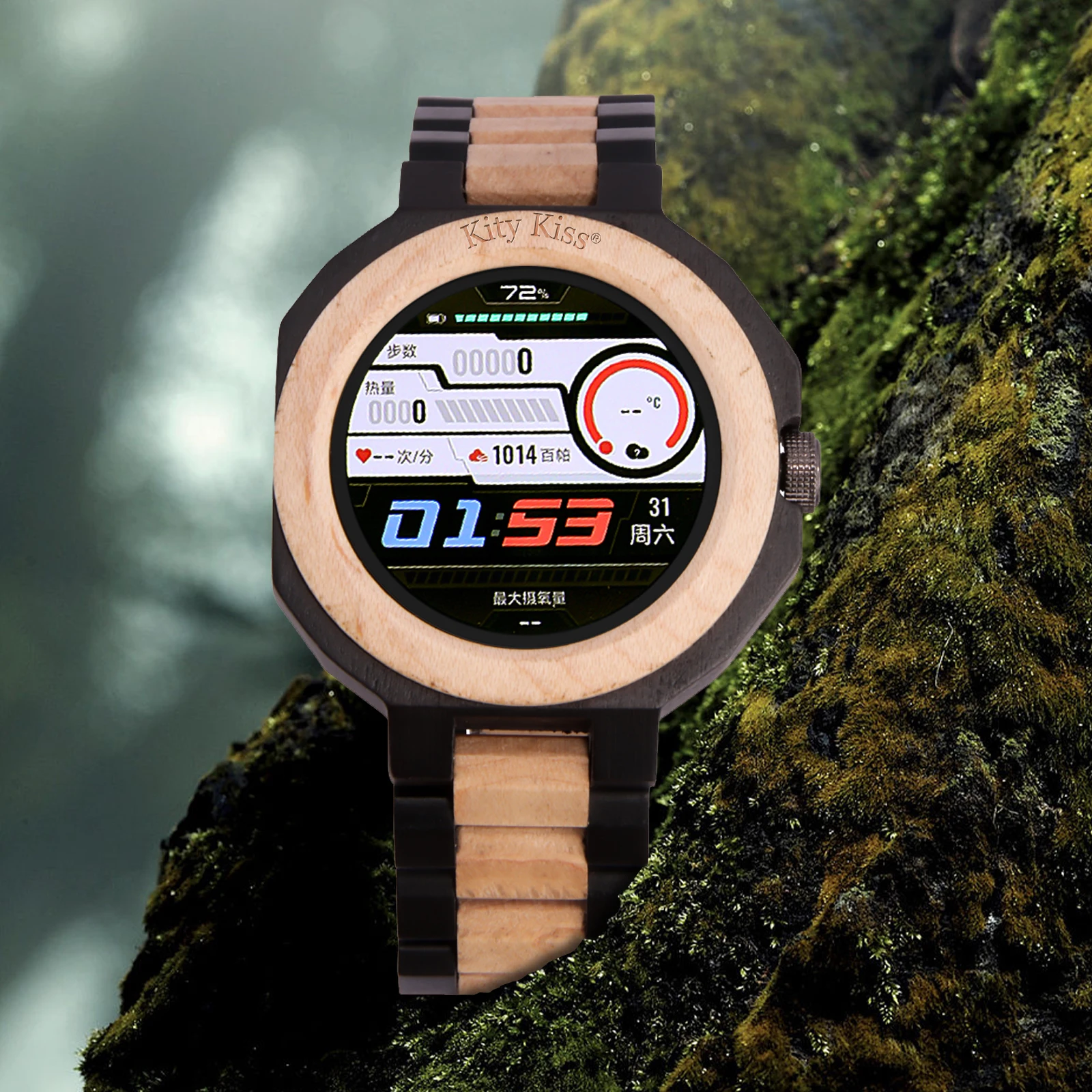 kitykiss new intelligent waterproof electronic watch charging wood watch casual fashion men and women lovers watch
kitykiss new intelligent waterproof electronic watch charging wood watch casual fashion men and women lovers watch