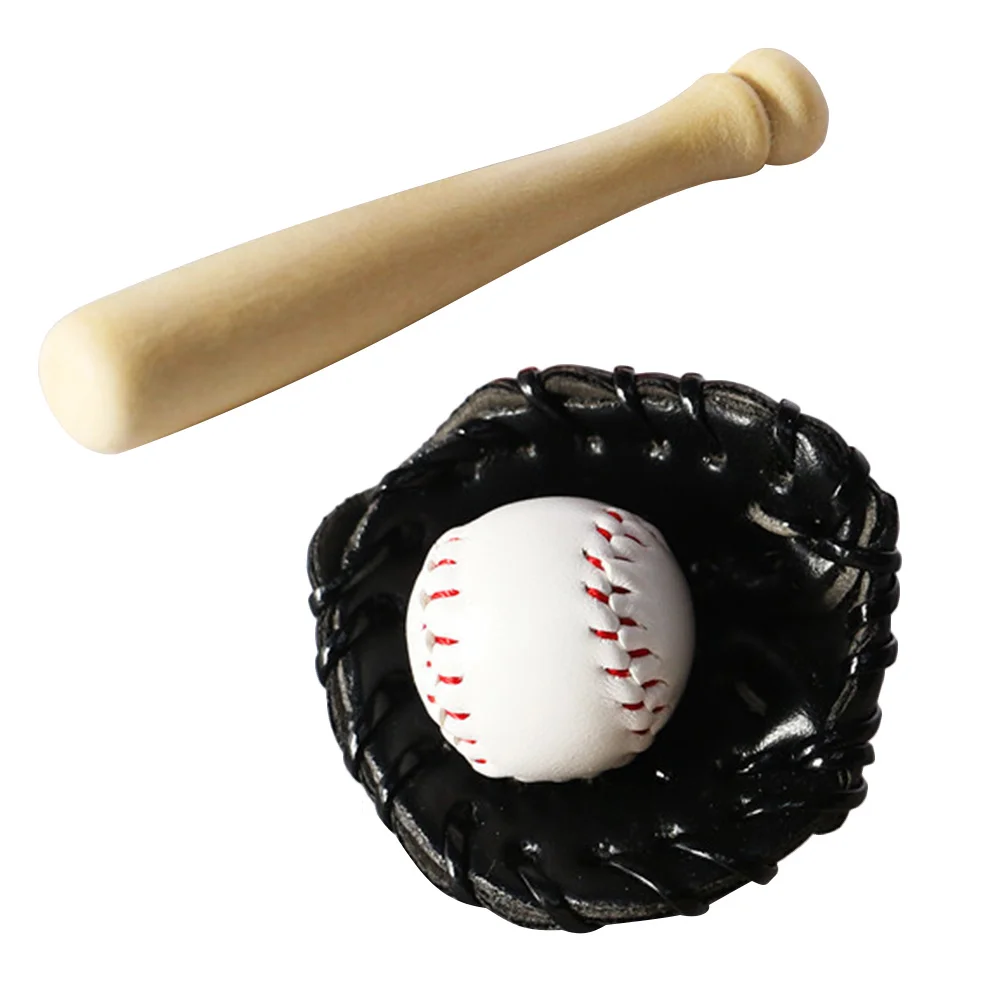 1 Set of Miniature Baseball Bats Gloves Ball Kit Decorative Simulation Tiny House Accessories
1 Set of Miniature Baseball Bats Gloves Ball Kit Decorative Simulation Tiny House Accessories