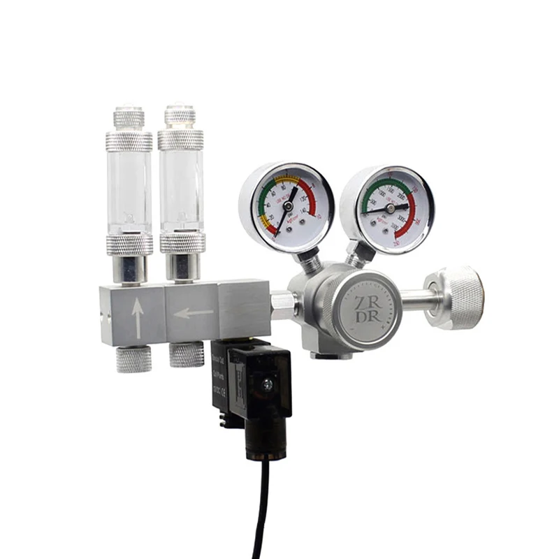 100-240V Aquarium CO2 regulator CO2 pressure reducing valve bubble meter solenoid valve CO2 control bipolar pressure regulating
100-240V Aquarium CO2 regulator CO2 pressure reducing valve bubble meter solenoid valve CO2 control bipolar pressure regulating