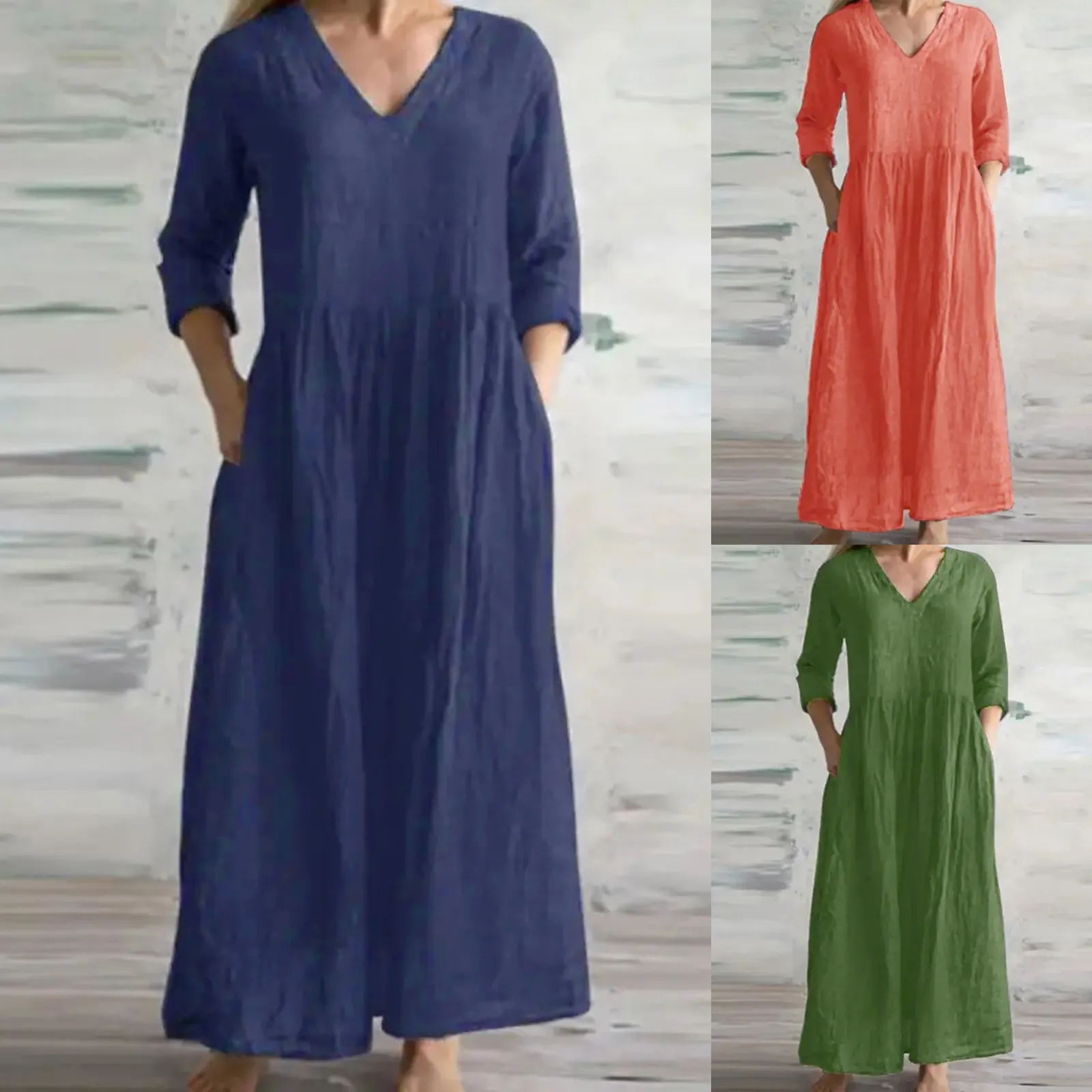 Женская длинная юбка с карманами, плиссированное платье с V-образным вырезом и рукавом до локтя для женщин, сексуальное Клубное вечернее праздничное платье
Женская длинная юбка с карманами, плиссированное платье с V-образным вырезом и рукавом до локтя для женщин, сексуальное Клубное вечернее праздничное платье