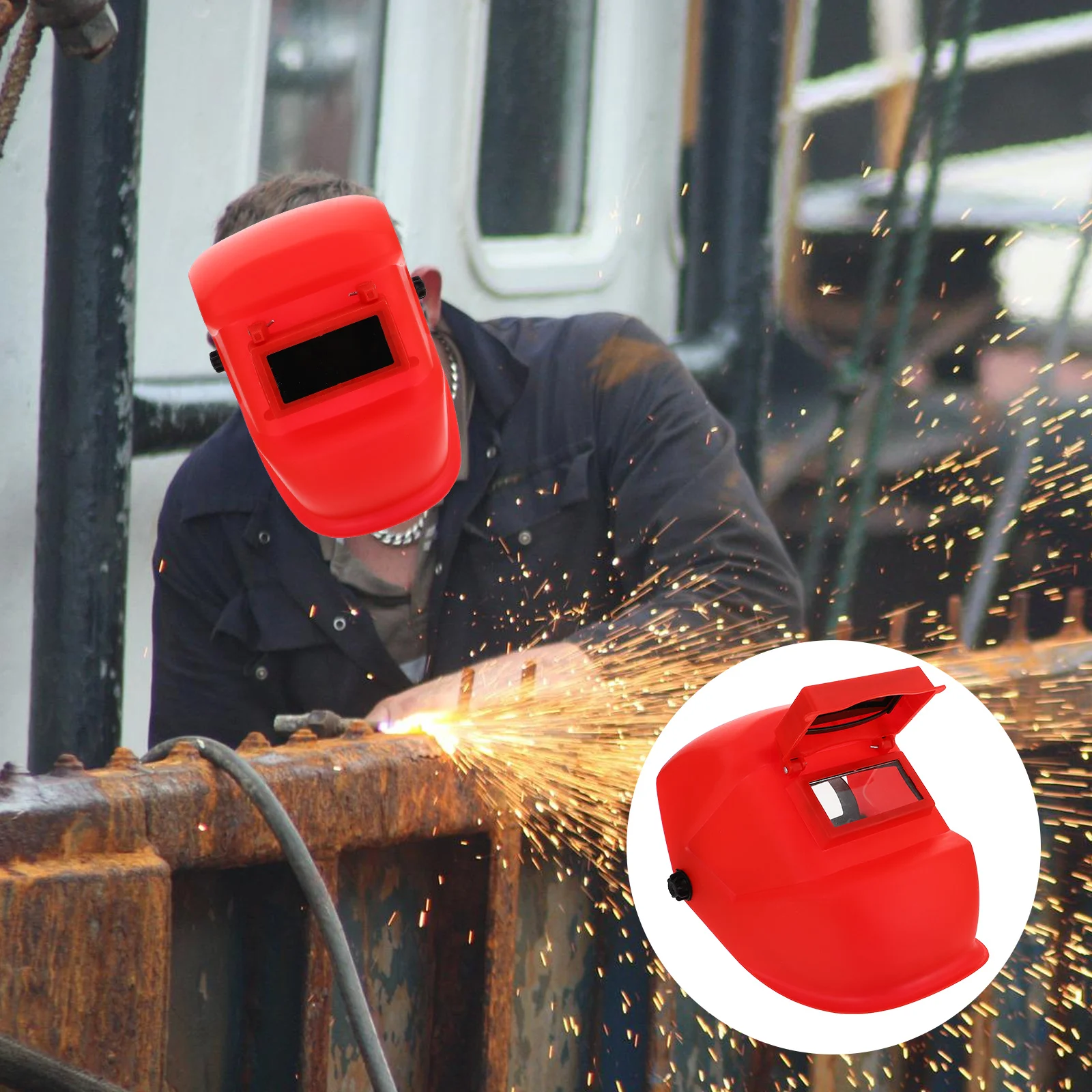 Welder Mask Welding Welding All Face Guard Welding With Len Welding Hat Welding Grinding Accessory
Welder Mask Welding Welding All Face Guard Welding With Len Welding Hat Welding Grinding Accessory