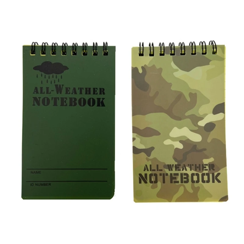 

2024 New Waterproof Notebook All-Weather Spiral Memo-Paper Notepad with Paper for Outdoor Activities Recording