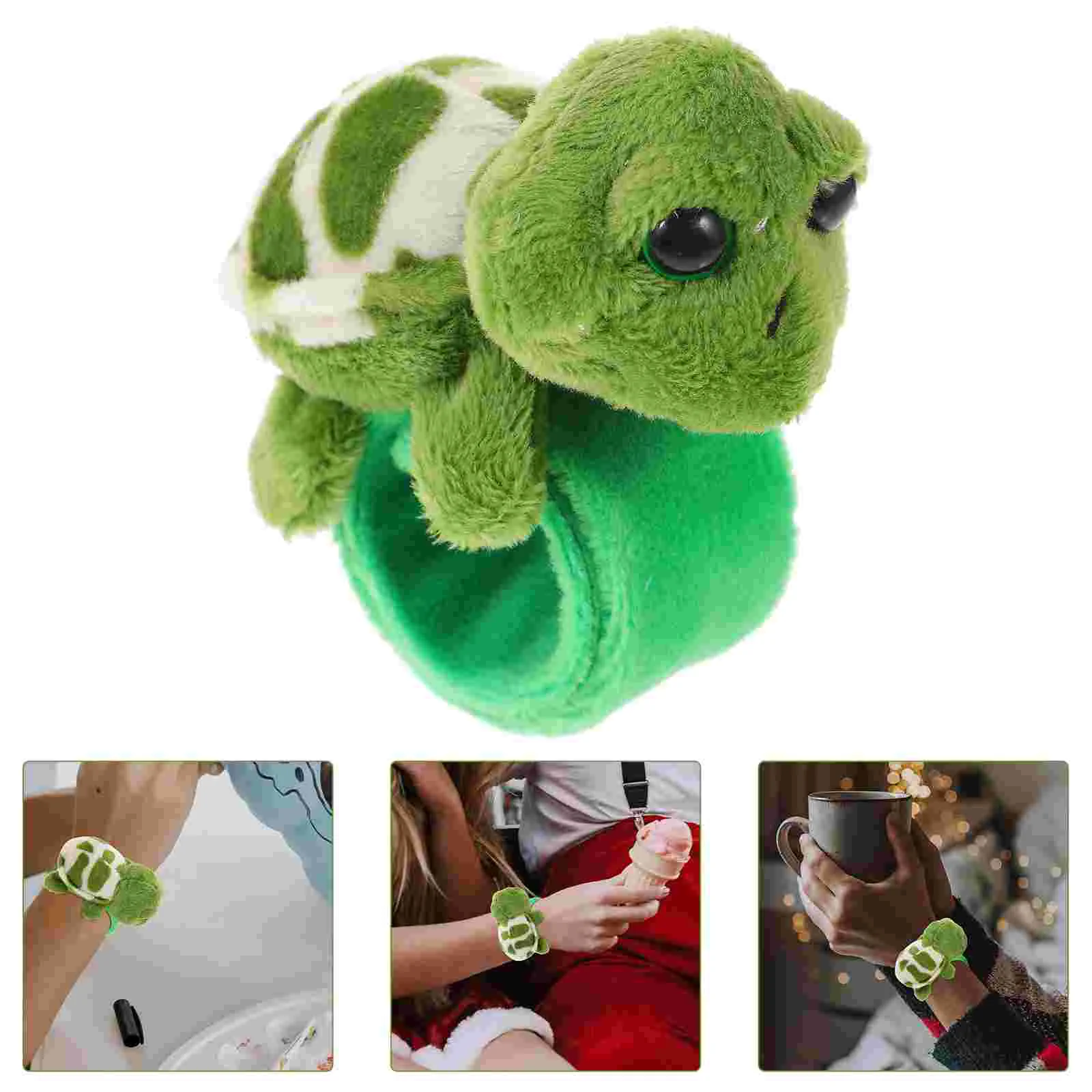 2 Pcs Wrist Strap Turtle Snap Ring Slap Bracelet Stuffed Animal Bracelets Cartoon Child
2 Pcs Wrist Strap Turtle Snap Ring Slap Bracelet Stuffed Animal Bracelets Cartoon Child