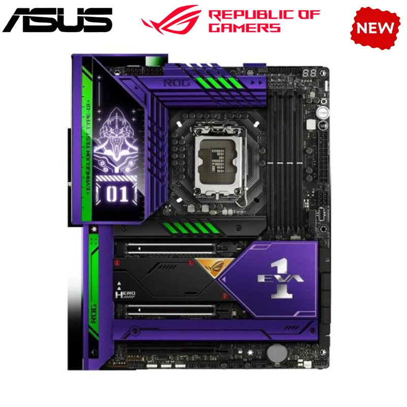 

NEW Z690A For Asus ROG MAXIMUS Z690 HERO EVA DDR5 Original Desktop For Intel Z690 Motherboard LGA 1700 Support 12900KF 12700K