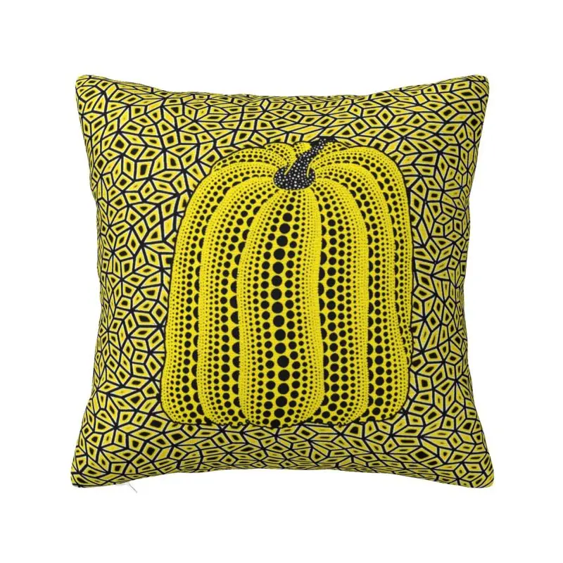 

Vibrant Yayoi Kusama Dots Pillow Case Decoration 3D Double-sided Printing Pumpkin Infinite Cushion Cover for Living Room