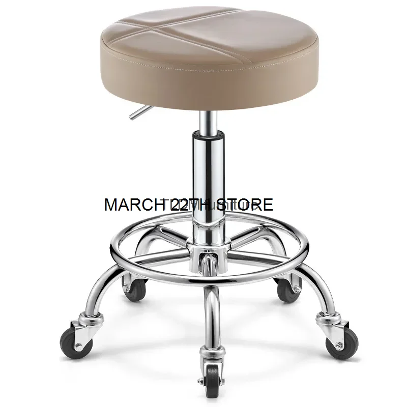 Professional Swivel Barbers Chairs Wheels Portable Rolling Hairdressing Stool Rotating Coiffeur Stuhl Salon Furniture MQ50BC
Professional Swivel Barbers Chairs Wheels Portable Rolling Hairdressing Stool Rotating Coiffeur Stuhl Salon Furniture MQ50BC