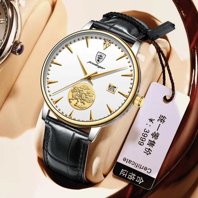 POEDAGAR Swiss Brand Waterproof Men's Automatic Mechanical Watch Ultra-Thin Belt Butterfly Buckle Watch Hot Sale
POEDAGAR Swiss Brand Waterproof Men's Automatic Mechanical Watch Ultra-Thin Belt Butterfly Buckle Watch Hot Sale