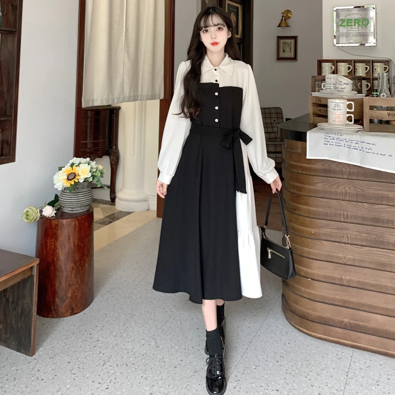 Женское длинное платье-рубашка с отложным воротником и длинным рукавом
Женское длинное платье-рубашка с отложным воротником и длинным рукавом