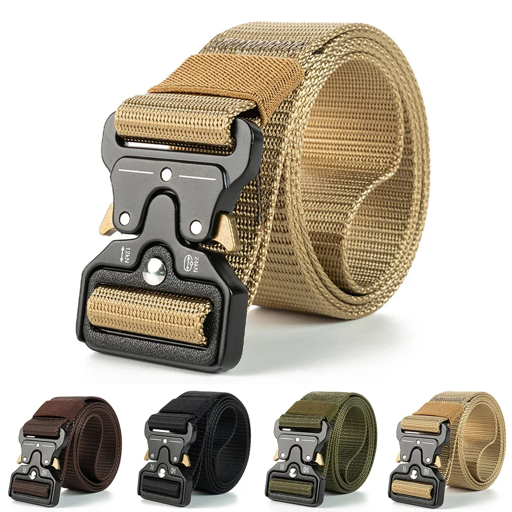 Men's Outdoor's Tactical Belt Quick Release Military Belt Soft Real Nylon Sports Accessories Men And Women Fabric Belts
Men's Outdoor's Tactical Belt Quick Release Military Belt Soft Real Nylon Sports Accessories Men And Women Fabric Belts