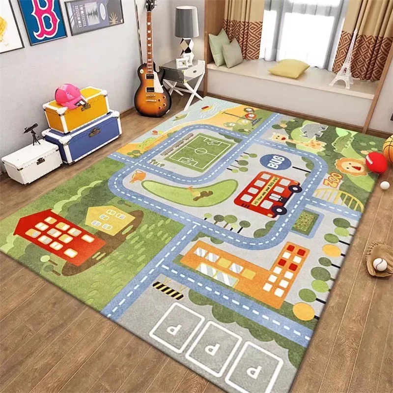 Cartoon Game Carpet Children's Room Bedside Non-slip Carpets Large Area Mat Traffic Baby Crawling Rug Home Lounge Decor Rugs
Cartoon Game Carpet Children's Room Bedside Non-slip Carpets Large Area Mat Traffic Baby Crawling Rug Home Lounge Decor Rugs
