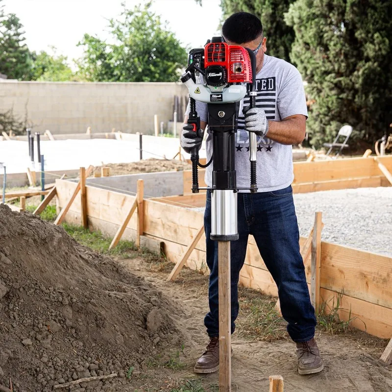 Hand tools 52cc Gas-Powered T Post Driver Fence Post Driver Gasoline Piling 2-Stroke Engine EPA Certificated with Storage Case
Hand tools 52cc Gas-Powered T Post Driver Fence Post Driver Gasoline Piling 2-Stroke Engine EPA Certificated with Storage Case