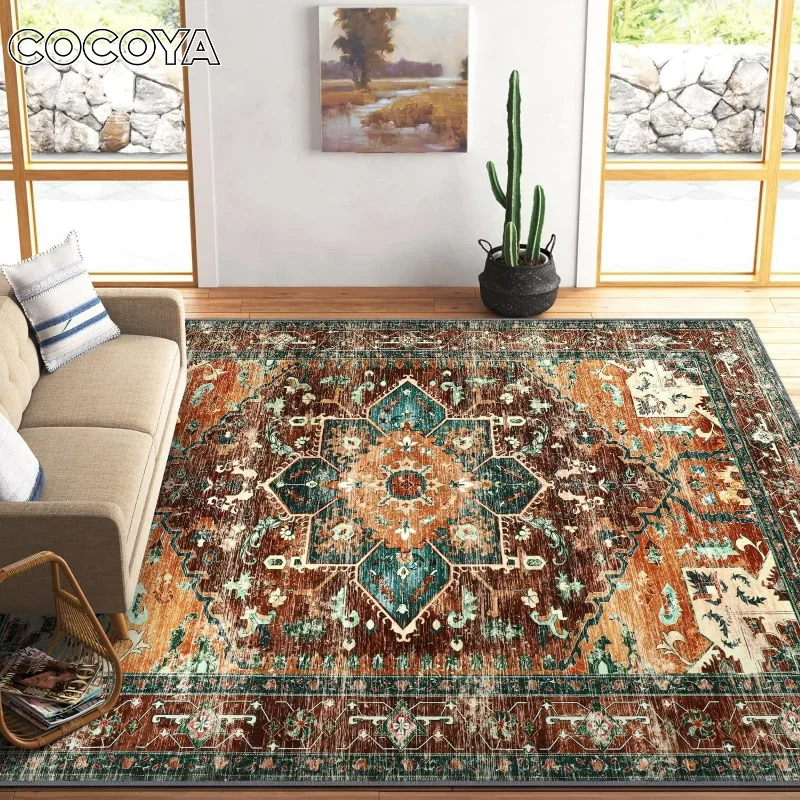 Bohemian Area Rugs for Bedroom Decoration Imitation Cashmere Vintage Carpets Ethnic Style Printing Soft Entrance Floor Mat Home
Bohemian Area Rugs for Bedroom Decoration Imitation Cashmere Vintage Carpets Ethnic Style Printing Soft Entrance Floor Mat Home