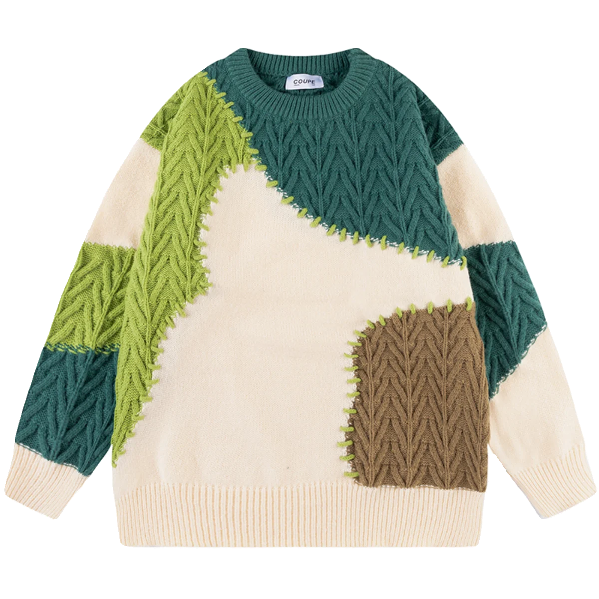 Japanese Retro Irregular Color Contrasting Spliced Knitted Sweaters for Men/Women Lazy Style Trendy Brand Loose Casual Pullovers
Japanese Retro Irregular Color Contrasting Spliced Knitted Sweaters for Men/Women Lazy Style Trendy Brand Loose Casual Pullovers