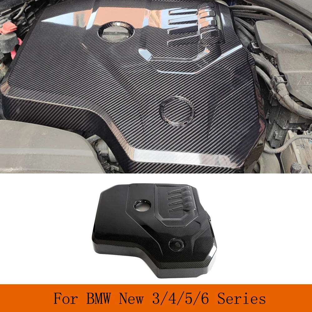 

Car Engine Cover in Bonnet for BMW G20 G28 G22 G23 G26 G30 G38 LCI G32 GT Hood Bonnet Protector Not for Diesel Dry Carbon Fiber