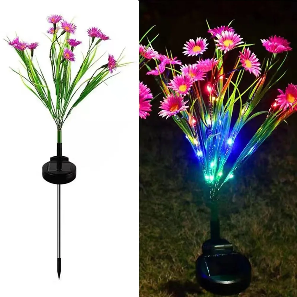 66CM Solar Lawn Lights LED Flower Simulation Chrysanthemum Solar Lamp Outdoor Courtyard Garden Ground Plug Light Landscape Light
66CM Solar Lawn Lights LED Flower Simulation Chrysanthemum Solar Lamp Outdoor Courtyard Garden Ground Plug Light Landscape Light