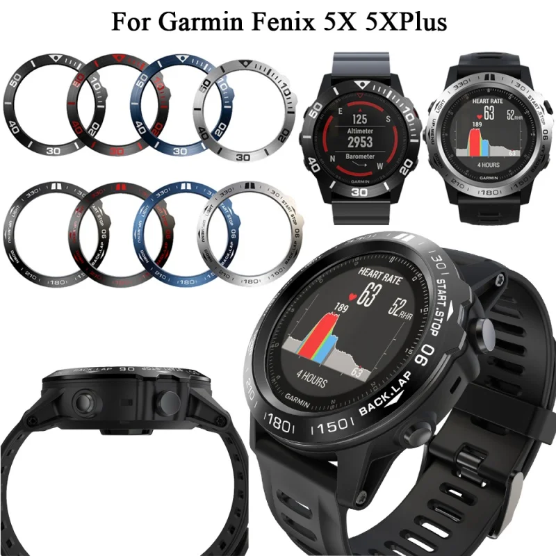 

Smart Watch Metal Bezel Ring Styling Frame Case For Garmin Fenix 5X 5XPlus 3 3HR Stainless Steel Anti-scratch Protection Cover