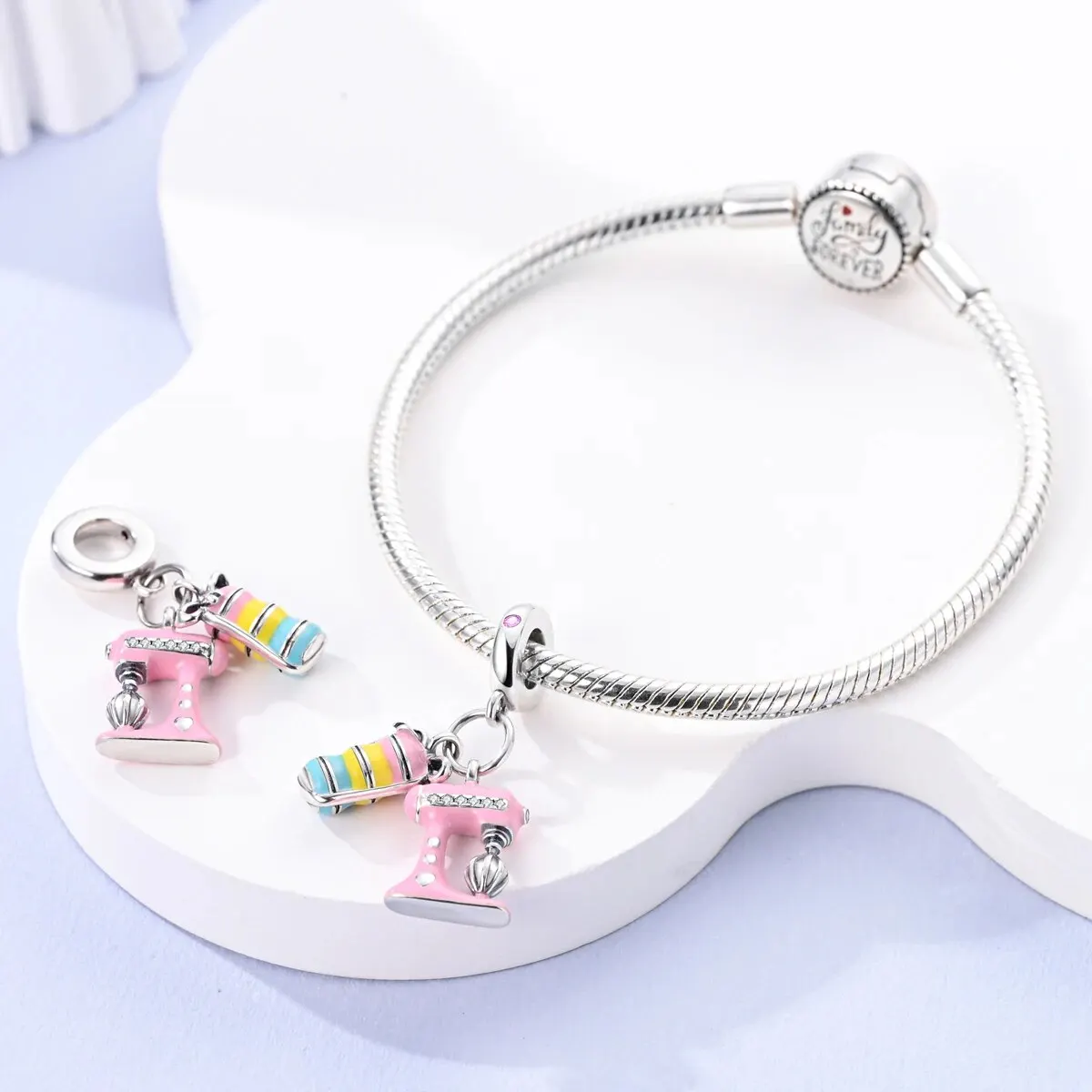 MULA 1PC Silver Plated Dangle Charms Lipstick Plane Insect Pendants Fit Original Bracelet Beads DIY Fashion Jewelry MULA 1PC Silver Plated Dangle Charms Lipstick Plane Insect Pendants Fit Original Bracelet Beads DIY Fashion Jewelry