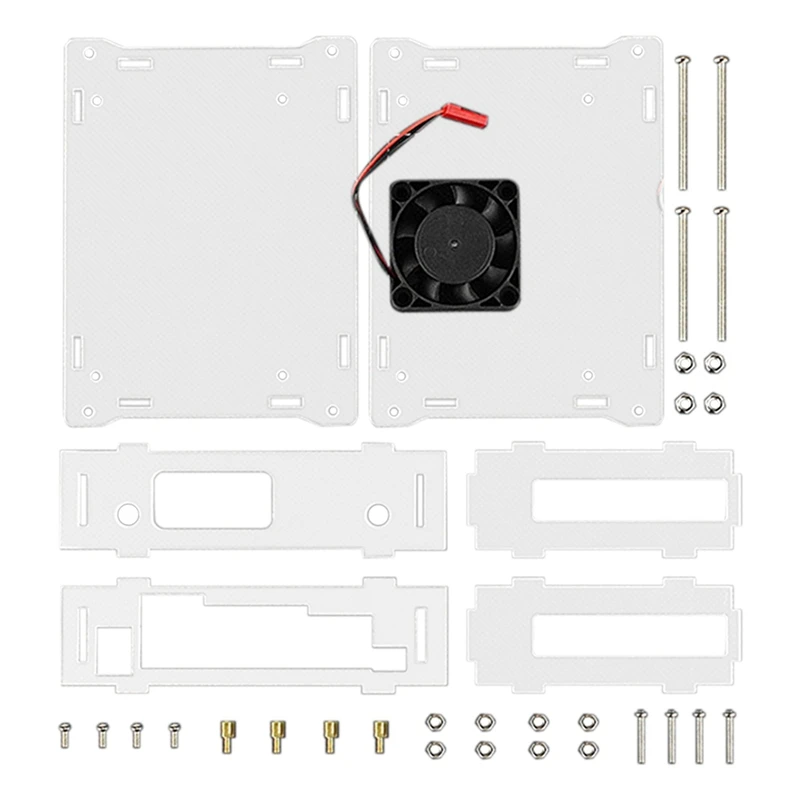 5X For Jetson Nano B01 A02 2GB Acrylic Case Development Board Universal Protective Shell With Cooling Fan
5X For Jetson Nano B01 A02 2GB Acrylic Case Development Board Universal Protective Shell With Cooling Fan