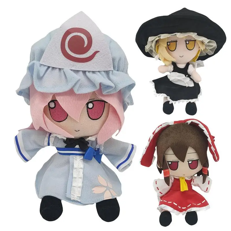Kawwaii Touhou плюшевые игрушки Yuyuko милая Лолита плюшевые куклы Подарки для девочек детские украшения на день рождения коллекционные игрушки 
Kawwaii Touhou плюшевые игрушки Yuyuko милая Лолита плюшевые куклы Подарки для девочек детские украшения на день рождения коллекционные игрушки
