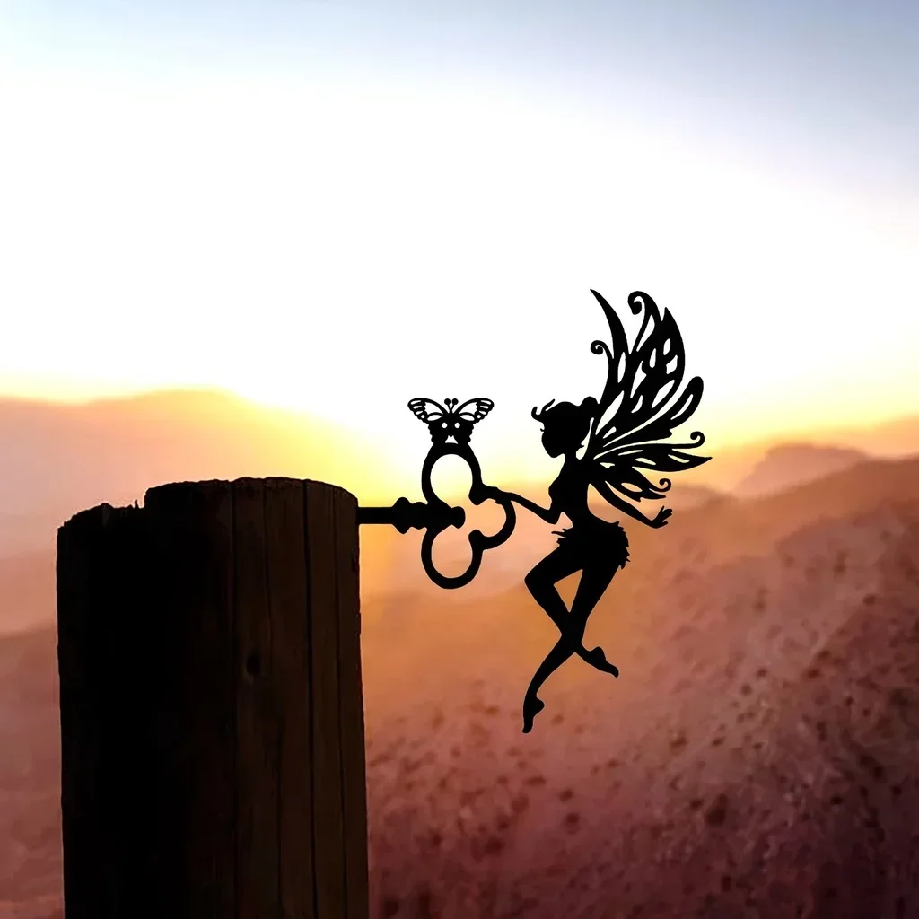 Hello Young Pretty Elf on Branch Steel Silhouette Metal Wall Hanging Art Home Garden Yard Patio Outdoor Statue Stake Decoration
Hello Young Pretty Elf on Branch Steel Silhouette Metal Wall Hanging Art Home Garden Yard Patio Outdoor Statue Stake Decoration