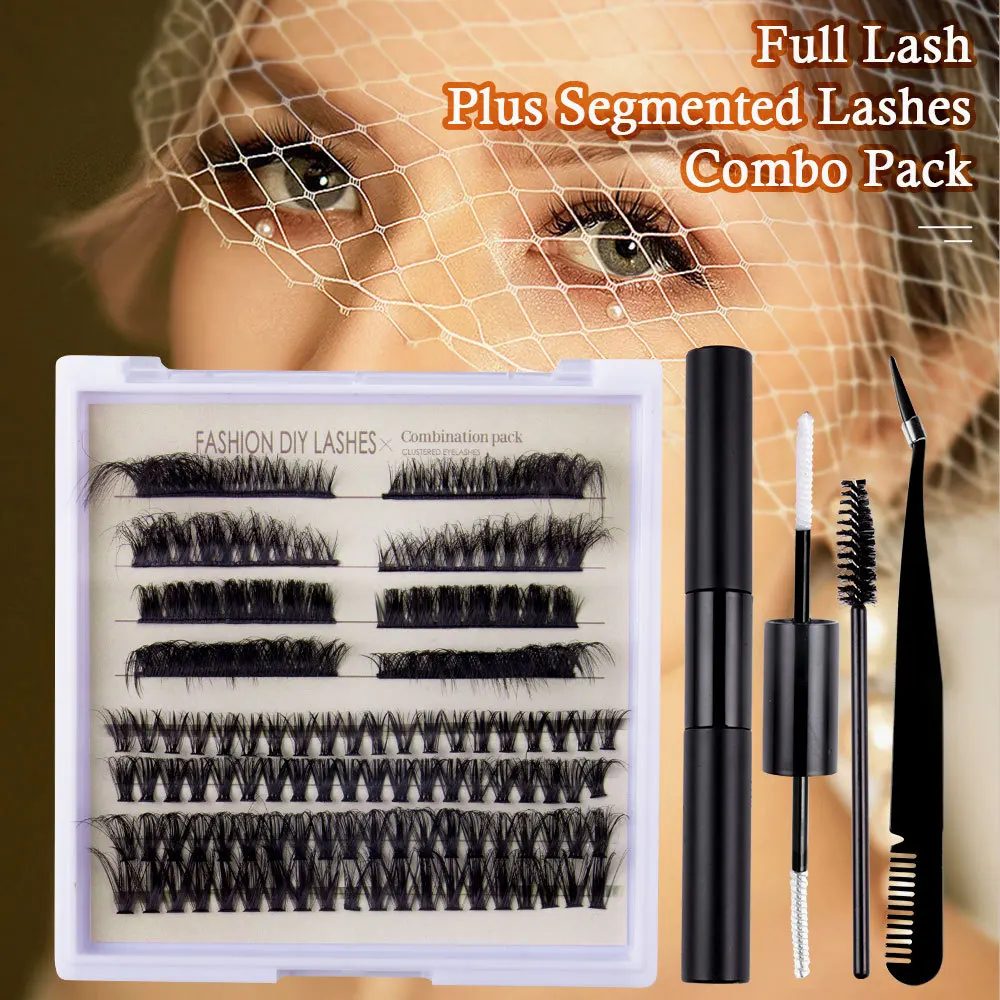 

Fluffy Dramatic Thick Volume Eyelashes Natural Lashes Fake Lashes Pack Eyelash Eyelashes DIY Individual Lashes Russia C Curl