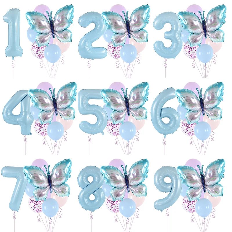 10Pcs/set Butterfly 40inch Number Balloons Set Latex Foil Balloons Happy Birthday Party Decorations Decor Baby Shower Supplies
10Pcs/set Butterfly 40inch Number Balloons Set Latex Foil Balloons Happy Birthday Party Decorations Decor Baby Shower Supplies