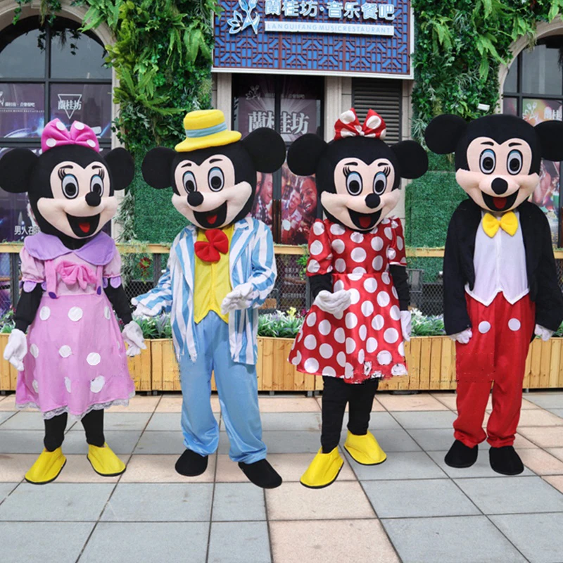 In Stock Disney Mickey Minnie Mouse Mascot Set Classic Cartoon Characters Advertising Event Party Adult Costume Large Mascots
In Stock Disney Mickey Minnie Mouse Mascot Set Classic Cartoon Characters Advertising Event Party Adult Costume Large Mascots
