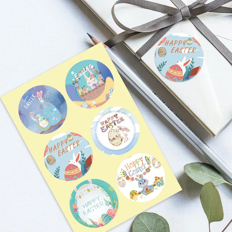 Happy Easter Stickers Thank You Gift Sealing Labels Bunny Rabbit Round Paper Sticker Easter Party Packaging Supplies Decoration
Happy Easter Stickers Thank You Gift Sealing Labels Bunny Rabbit Round Paper Sticker Easter Party Packaging Supplies Decoration
