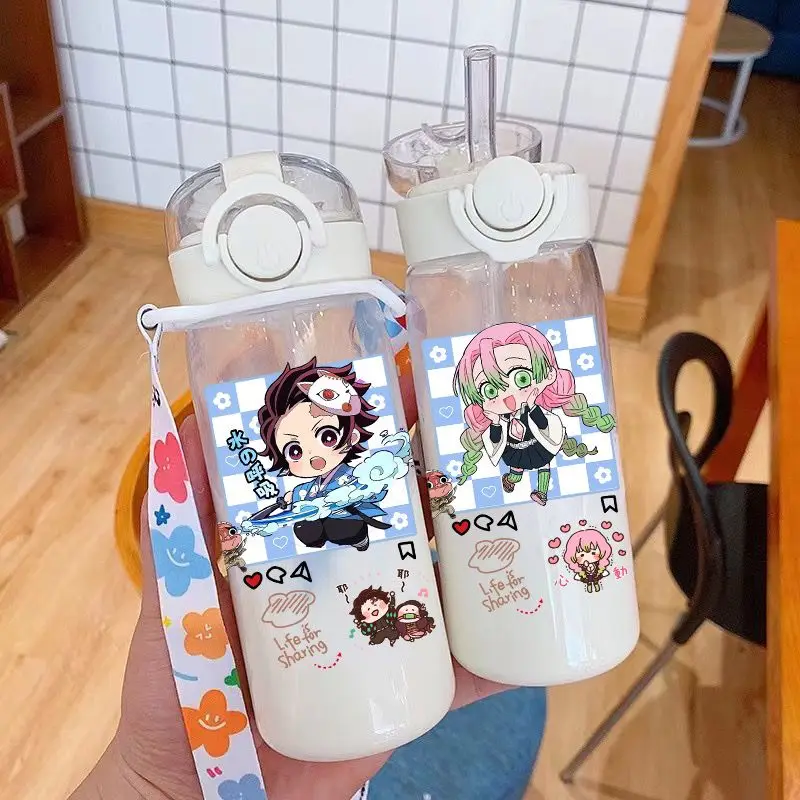 400Ml Demon Slayer Plastic Straw Water Cup Student Portable Cup Leak Proof Picnic Cup Transparent Kamado Nezuko Cute Q Version
400Ml Demon Slayer Plastic Straw Water Cup Student Portable Cup Leak Proof Picnic Cup Transparent Kamado Nezuko Cute Q Version