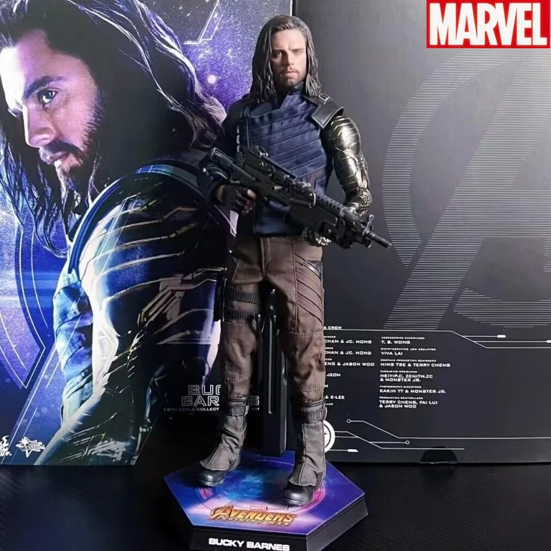 

Hottoys Ht 1/6 Mms509 Bucky Barnes Winter Soldier 3.0 Avengers Alliance 3 Infinity War Action Figure Model Hobbies Collection