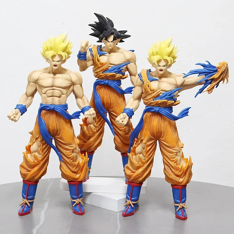 

33cm Dragon Ball Z Goku Anime Figure Pvc Gk Son Goku Figurine Model Statue Toys Doll Decoration Collectible Gifts Children Kids
