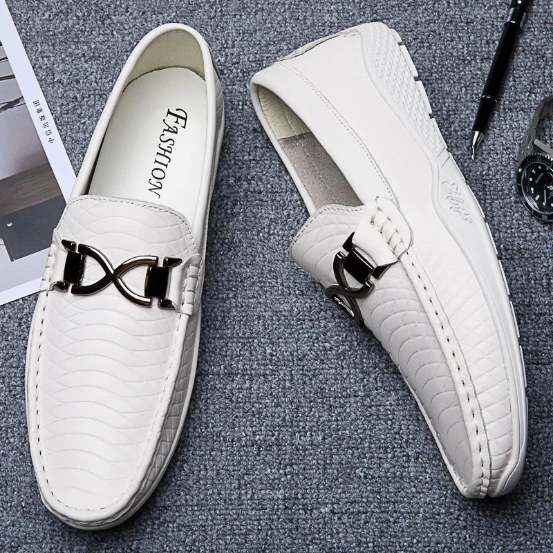

Mens Genuine Leather Casual Shoes Slip-On Driving Shoes Loafers Men Luxury Shoes Brand Designer Shoes Men Moccasin Italian Shoes